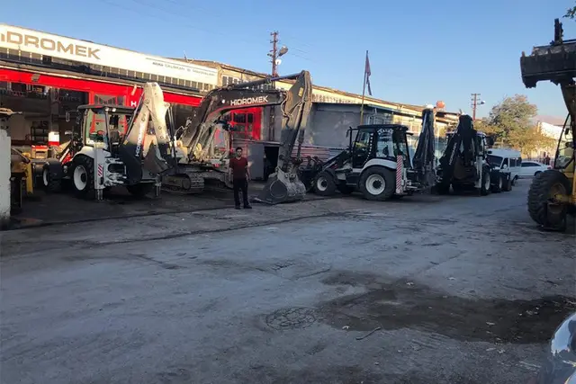 Reha İş Makineleri servis sahası