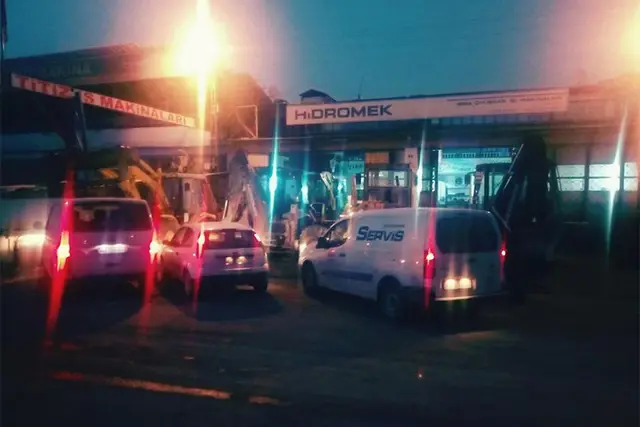 Servisimiz akşam saatlerinde